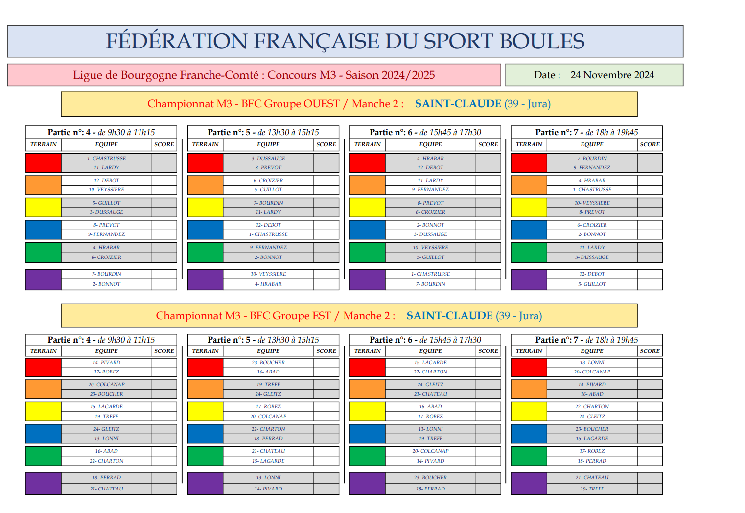 Ligue M3 -St Claude