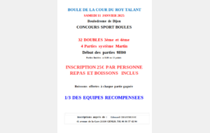 Talant - 32 D Système Martin (inscrits au 5 janvier 2025)